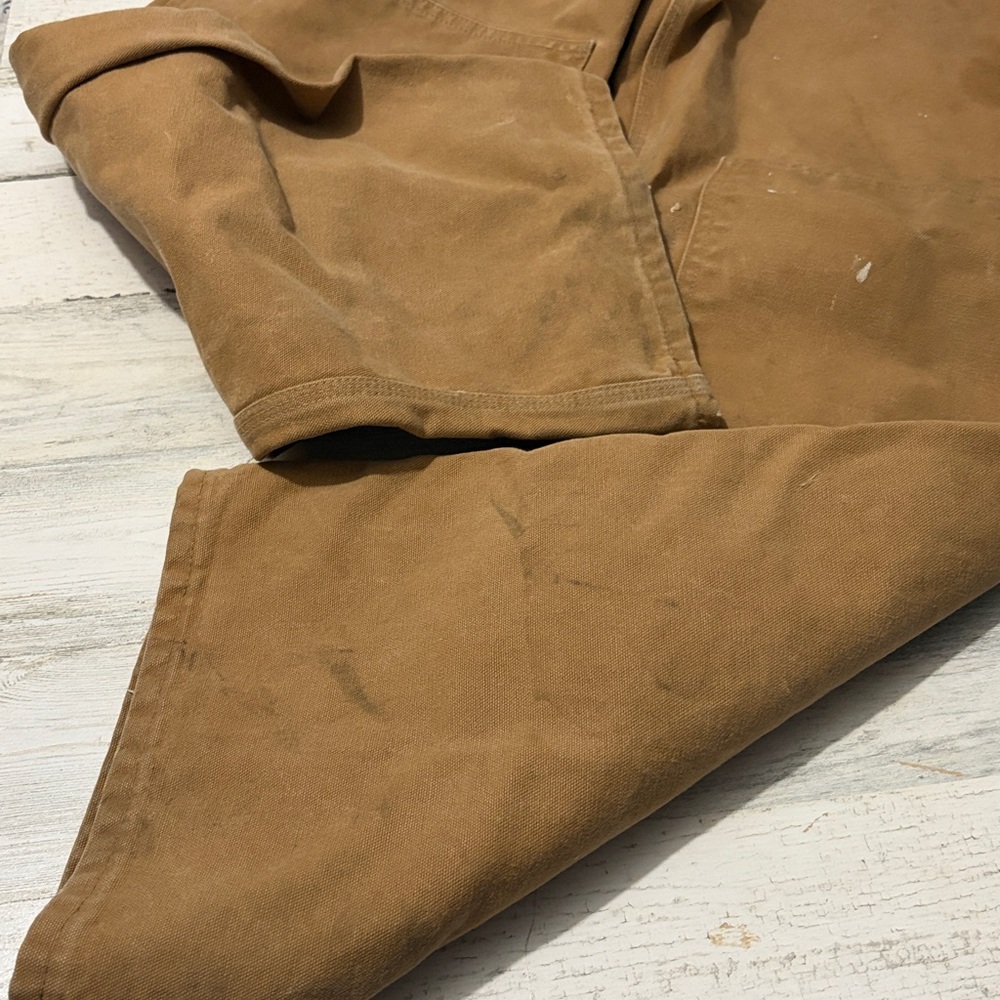Carhartt Tan Work Overalls coveralls - Picture 11 of 12